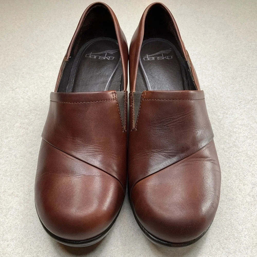 Dansko Rosaline Wedge‎ Heel 37 Chestnut Brown